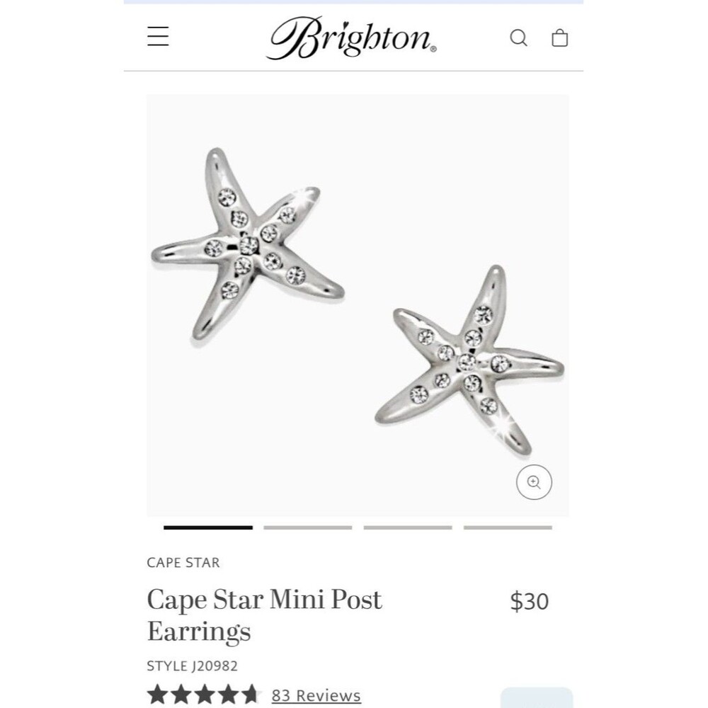 Brighton Cape Star Mini Post Earrings